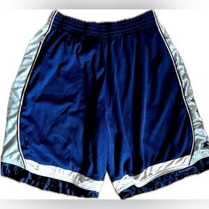 Starter Mens blue and white athletic shorts. Excellent condition. Mens size L